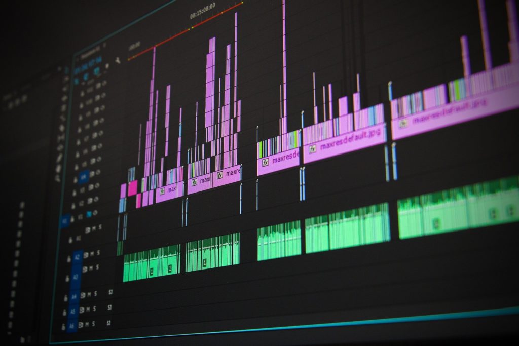 video edition through a software